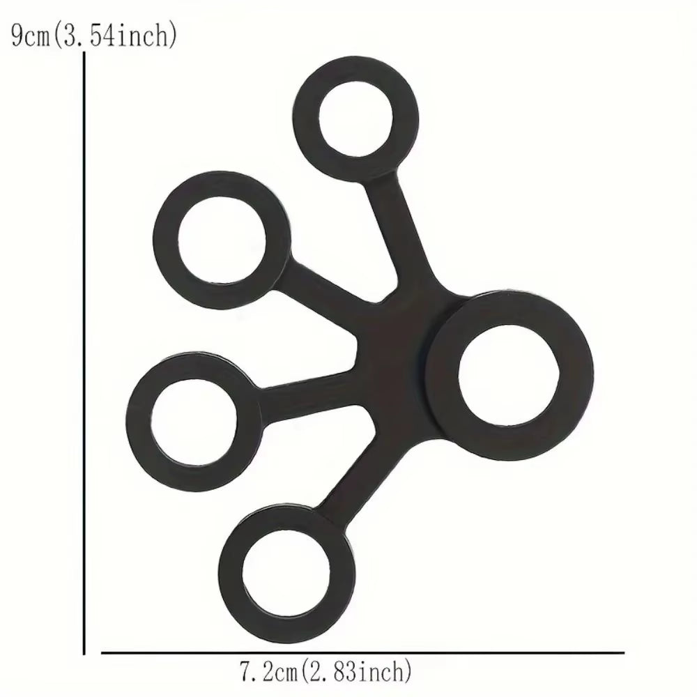 Silicone Hand Expander Finger Hand Grip Finger Training Stretcher Trainer Strength Resistance Bands Wrist Exercise Fitness 1Pc