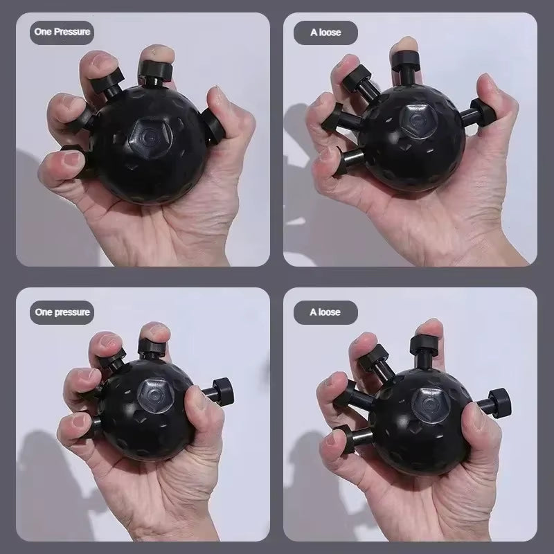 Forearm Exerciser Finger Hand Gripper Set Massage Ball Adjustable Hand Grip Strengthener Carpal Expand Grip Strength Trainer