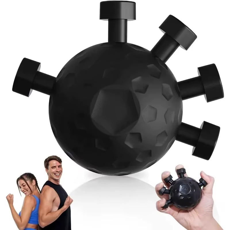 Forearm Exerciser Finger Hand Gripper Set Massage Ball Adjustable Hand Grip Strengthener Carpal Expand Grip Strength Trainer