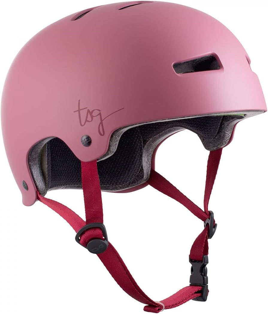 Evolution Wmn Bike & Skate Helmet W/Snug Fit | Cycling, BMX, Skateboarding, Rollerblading, Roller Derby, E-Boarding, E-Skating, Longboarding, Skating | EPS Protection, Swiss, Satin Sakura
