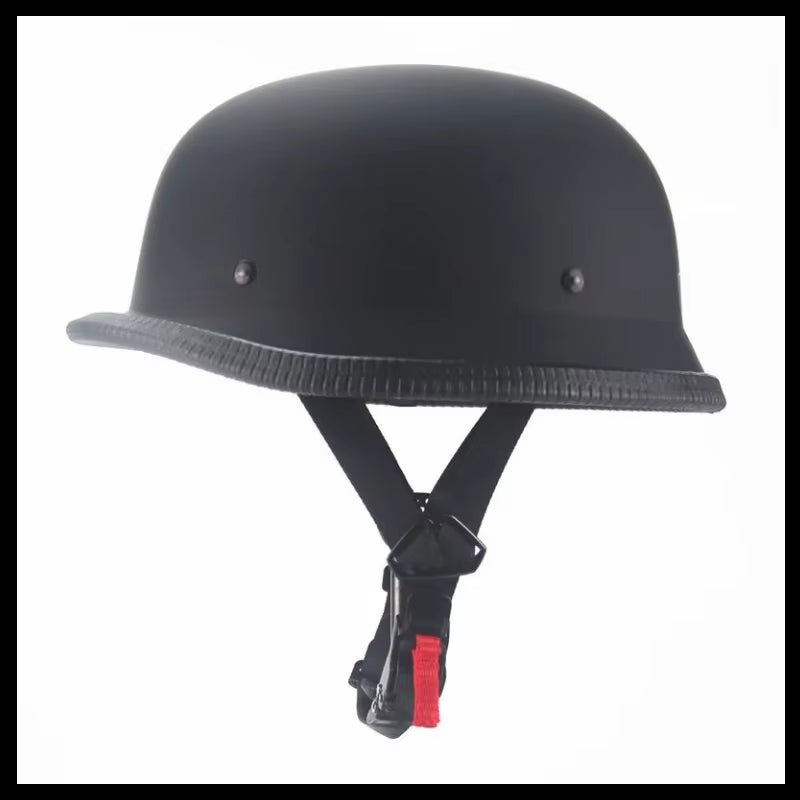 German Soldier Helmet Motorcycle for Harley Retro Semi-Helmet Motorcycle Helmet Summer Certification Helmet-Pulling Cruise Car