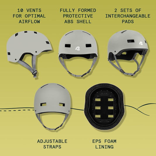 Dakota Adult Bike Helmet for Adults - Multi-Sport Protection for BMX, Skating, Scooter, and Skate - Adult Men Skateboard Helmets
