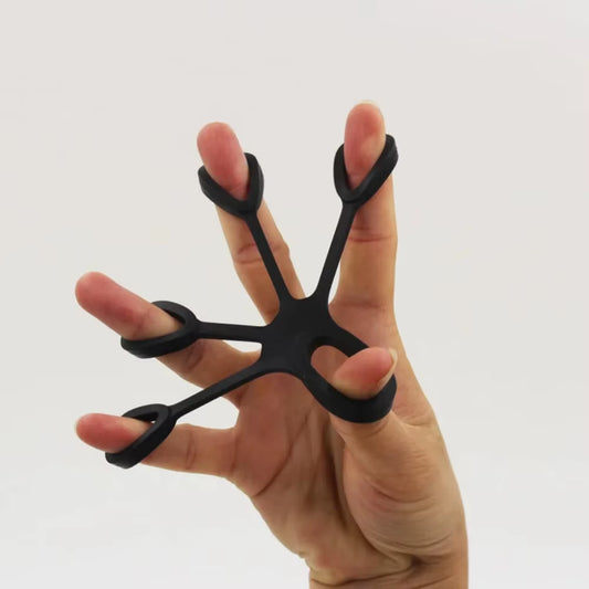 Silicone Hand Expander Finger Hand Grip Finger Training Stretcher Trainer Strength Resistance Bands Wrist Exercise Fitness 1Pc